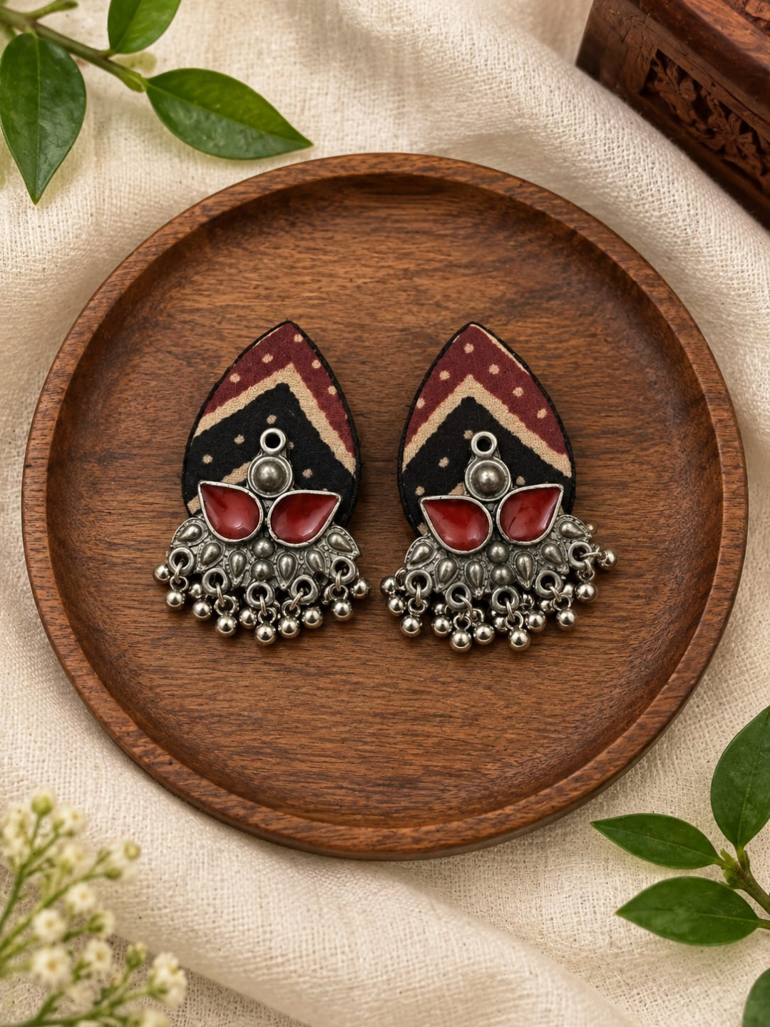 ANTIQUE TRIBAL DROP EARRING