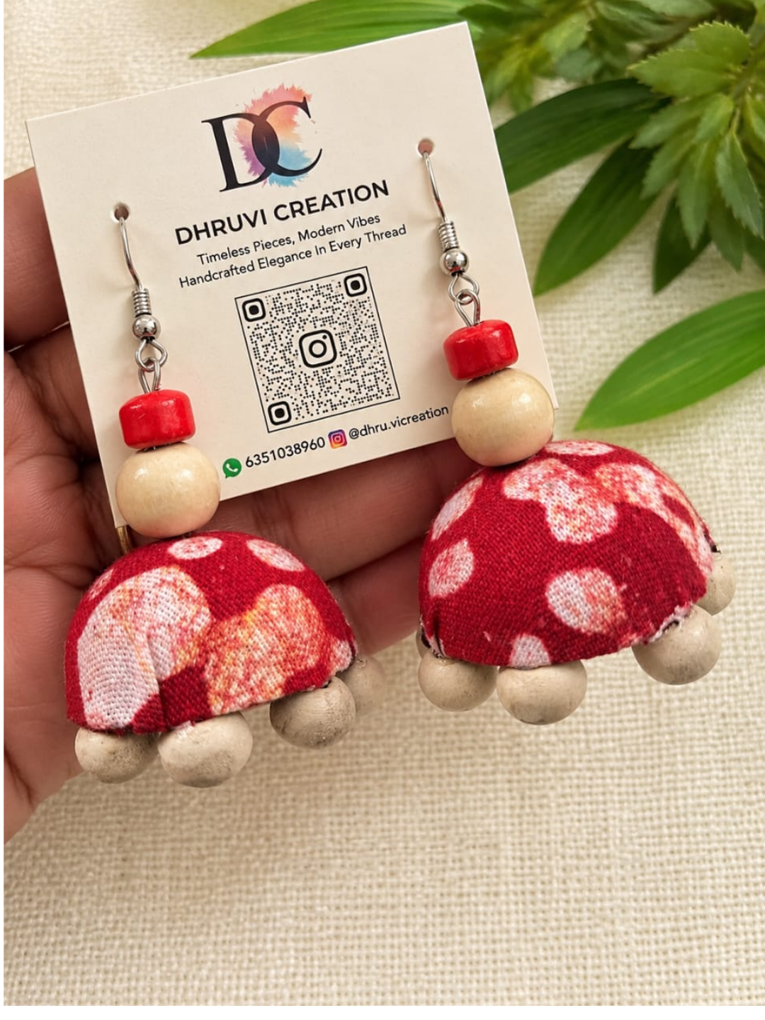 BATIK PRINT JHUMKI