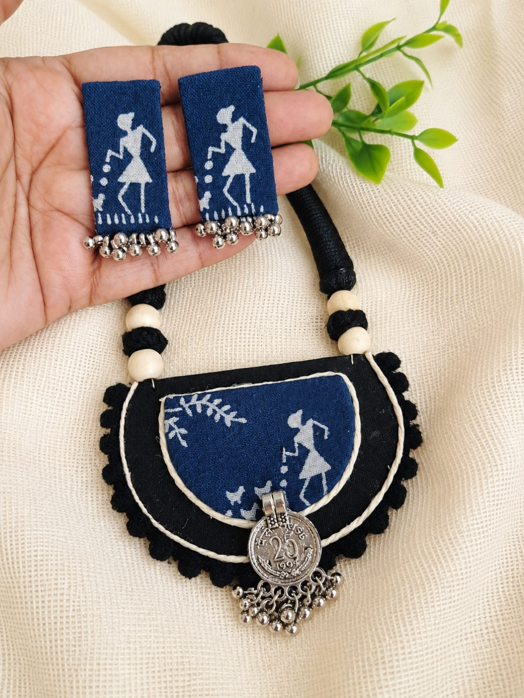 INDIGO CHANDRAKALA NECKLACE SET