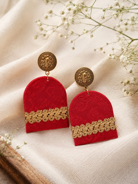 RED GOTA EARRING
